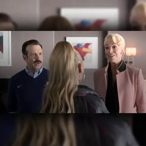 Ted Lasso S03 Rebecca Welton Pink Coat