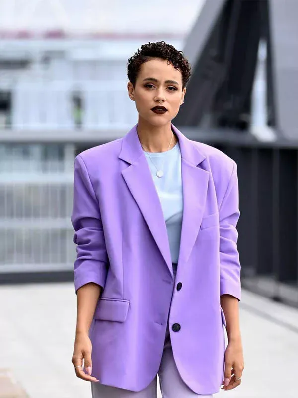 The Invitation 2022 Evie Purple Blazer