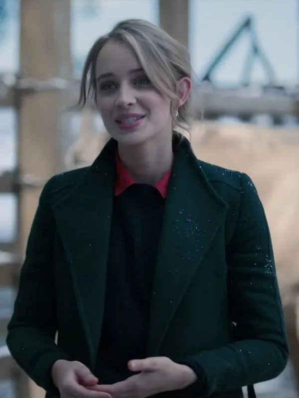 Mistletoe Ranch Aimee Tremblay Green Coat