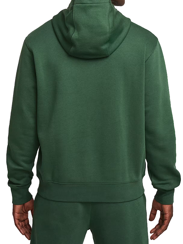 Nike Orange Hoodie Club Fleece Pullover