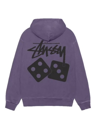 Stussy Pigment Dyed Dice Hooded Sweatshirt