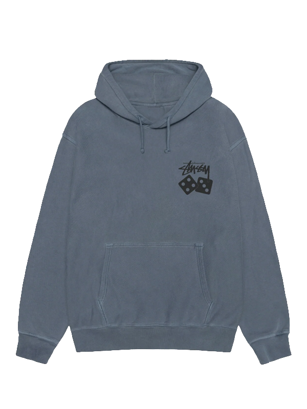 Stussy Pigment Dyed Dice Hooded Sweatshirt