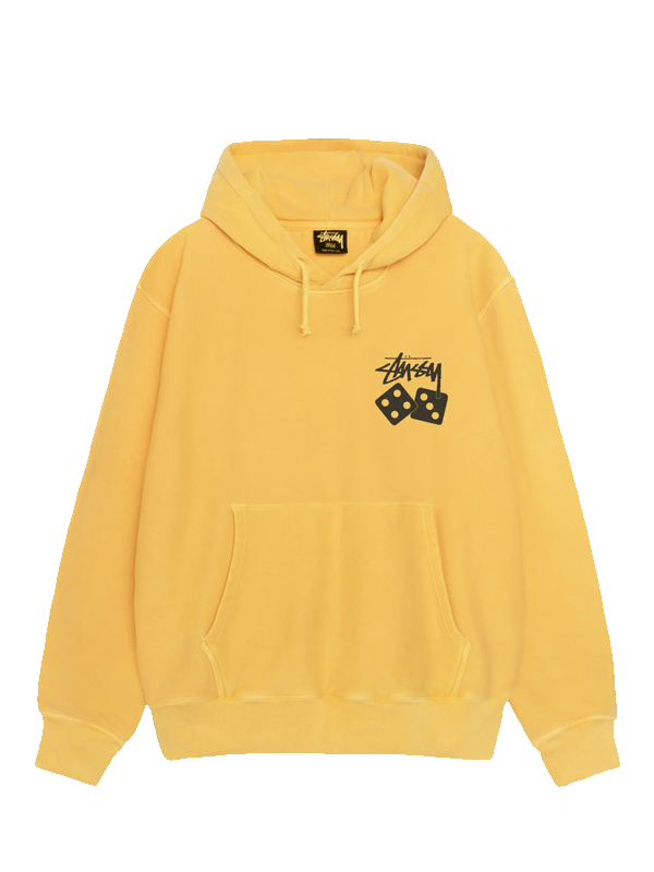 Stussy Pigment Dyed Dice Hooded Sweatshirt