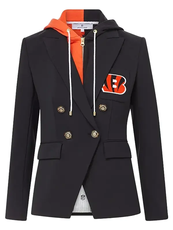 NFL x Veronica Beard Cincinnati Bengals Dickey Jacket