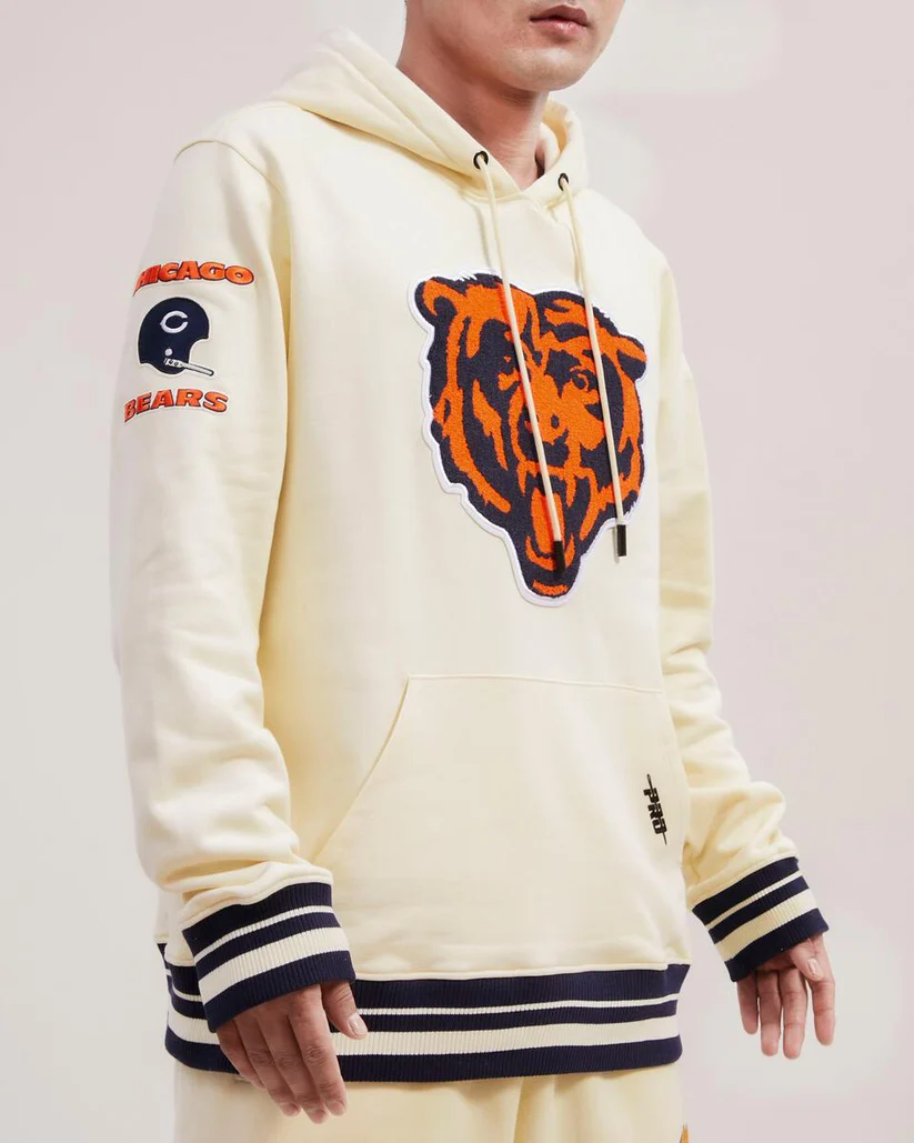 Chicago Bears Pro Standard Cream Neutral Hoodie