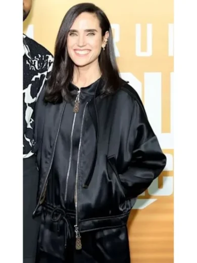 Jennifer Connelly Top Gun Maverick 2022 Black Jacket