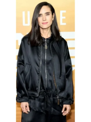 Jennifer Connelly Top Gun Maverick 2022 Black Jacket