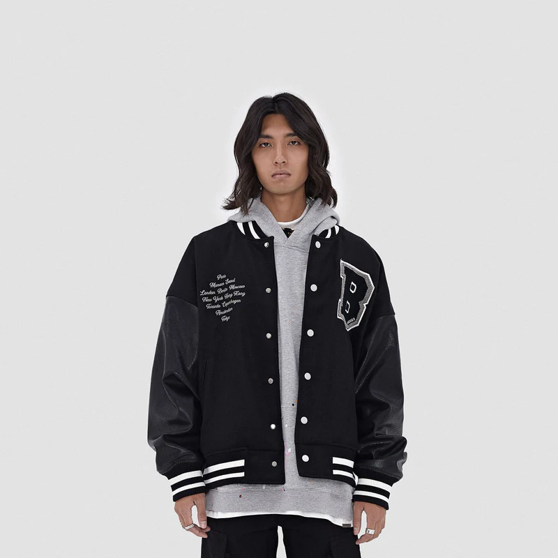 BONELESS Cities Varsity Jacket