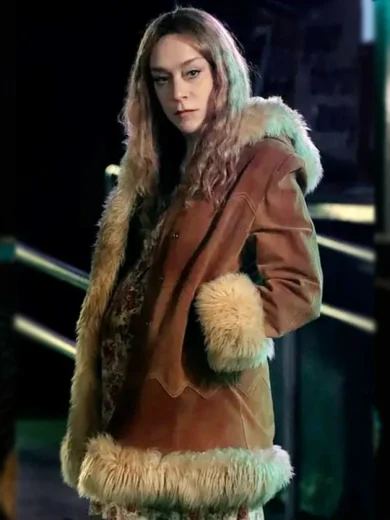 Russian Doll S02 Lenora Vulvokov Shearling Coat