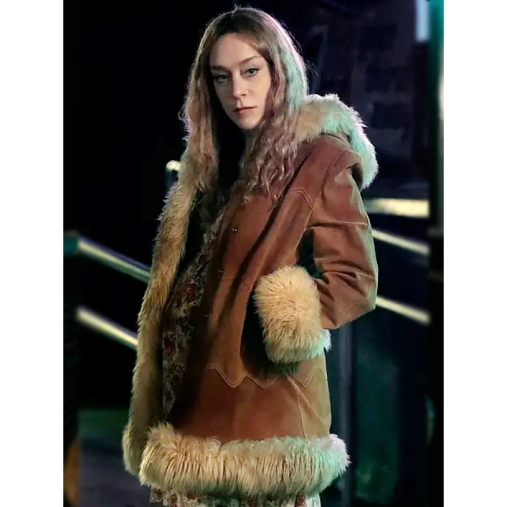 Russian Doll S02 Lenora Vulvokov Shearling Coat