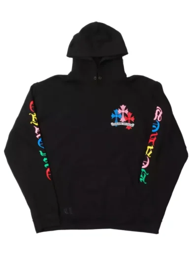 Chrome Hearts Multi Color Cross Cemetery Hoodie