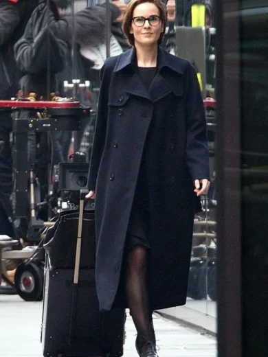 Anatomy of a Scandal Kate Woodcroft Black Coat