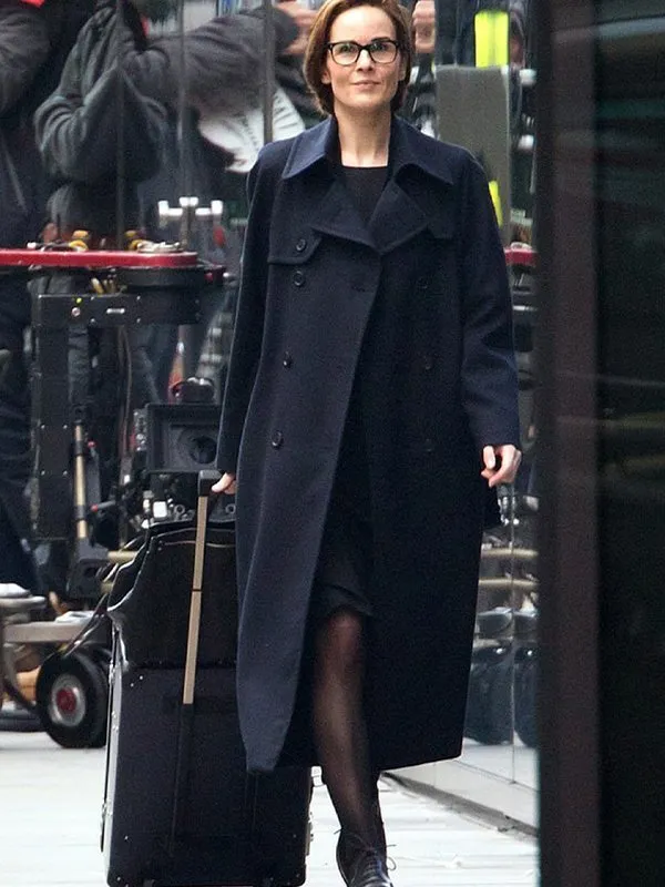 Anatomy of a Scandal Kate Woodcroft Black Coat