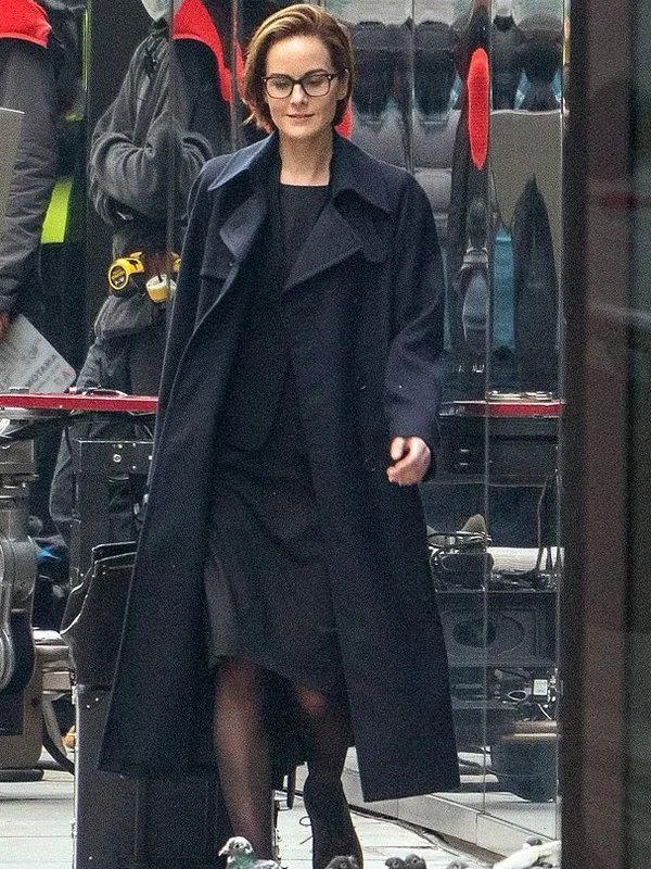 Anatomy of a Scandal Kate Woodcroft Black Coat