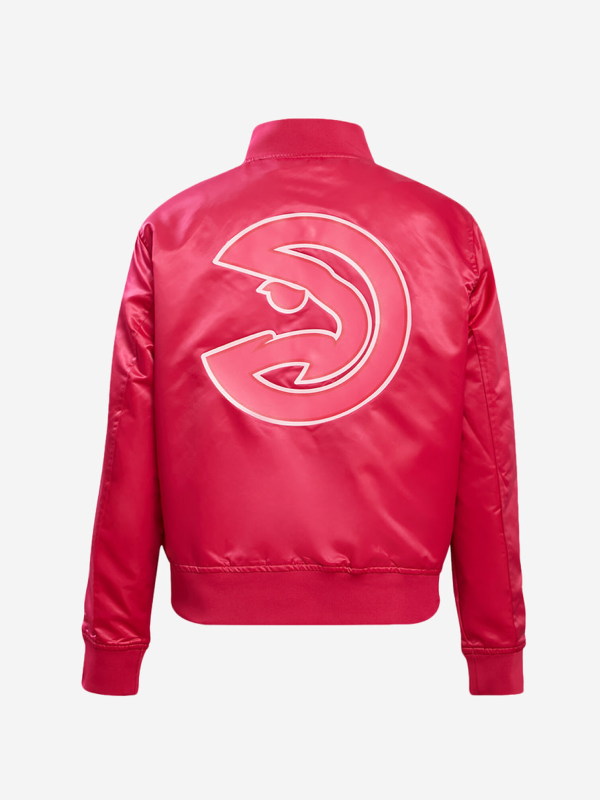 Atlanta Hawks Triple Pink Varsity Jacket