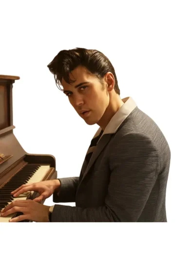 Elvis 2022 Austin Butler Grey Blazer