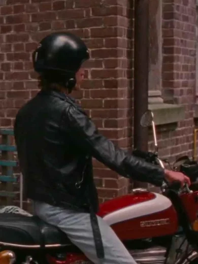 Summer of 85 David Black Leather Jacket