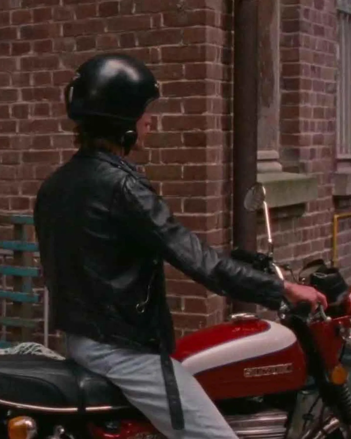 Summer of 85 David Black Leather Jacket