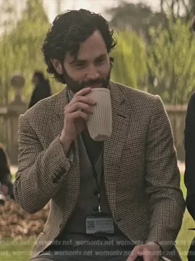 You Joe Goldberg Brown Blazer