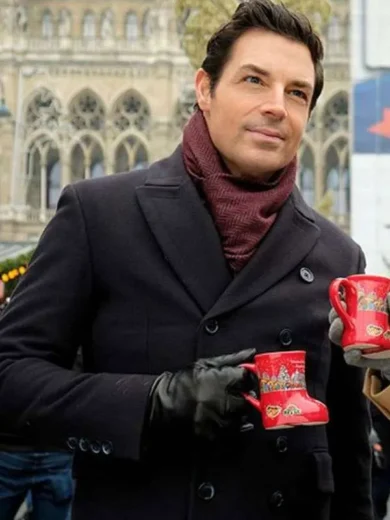 Brennan Elliott Christmas in Vienna Black Coat