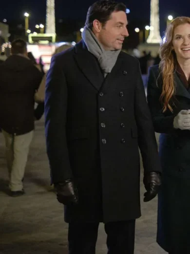 Brennan Elliott Christmas in Vienna Black Coat