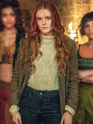 Fate The Winx Saga S02 Bloom Peters Plaid Blazer