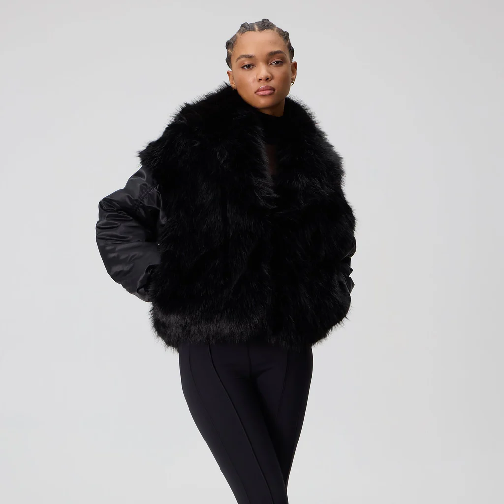 Kith Women Senna Faux Fur Reversible Bomber