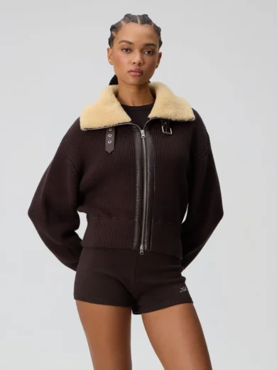 Kith Women Harten Aviator Sweater Jacket