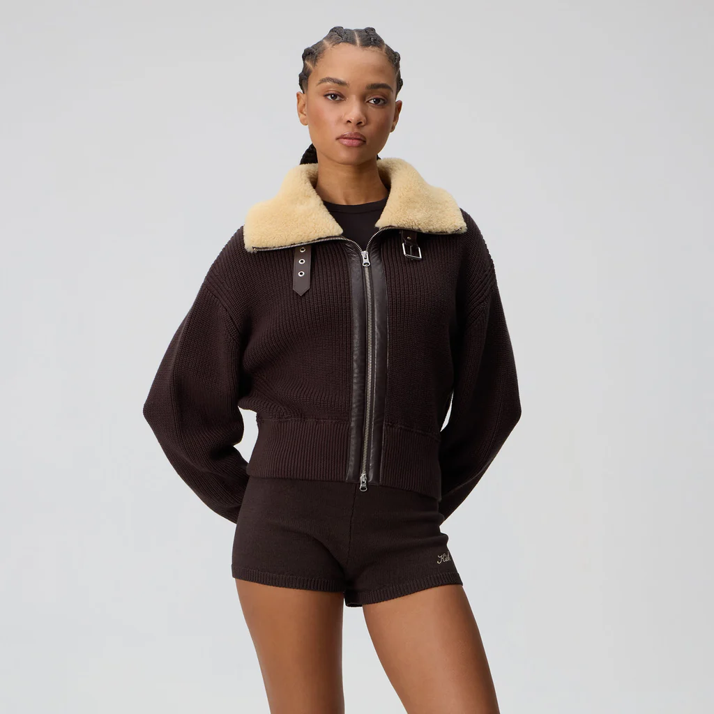 Kith Women Harten Aviator Sweater Jacket