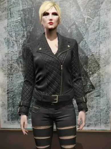 GTA 6 Female Protagonist Quilted Jacket