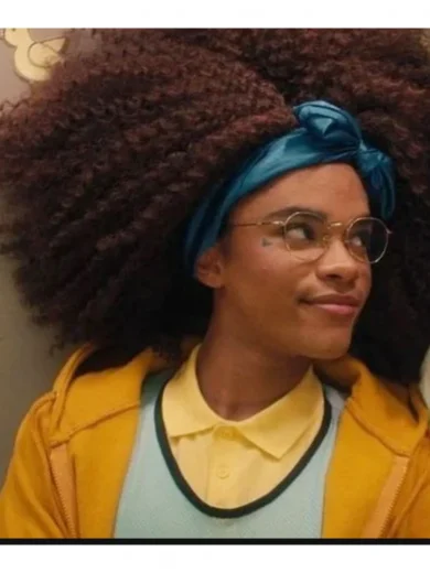 Heartstopper Elle Argent Yellow Zip up Hoodie