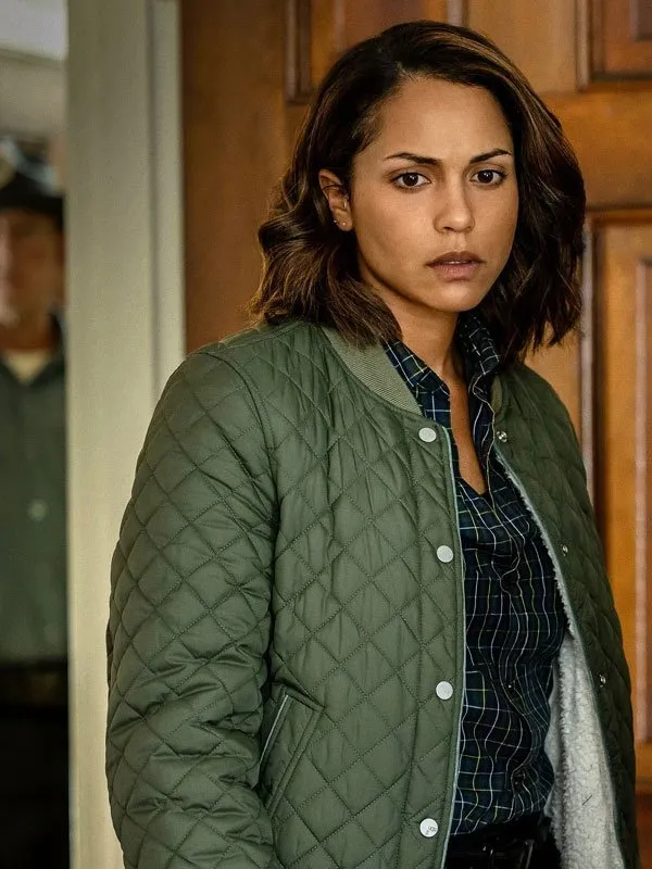 Hightown S02 Jackie Quiones Quilted Jacket