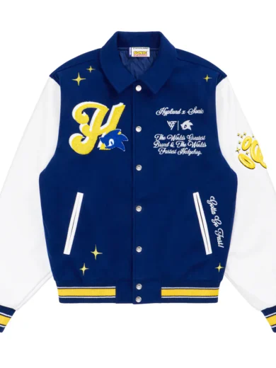 SUPER SONIC VARSITY JACKET (NAVY)