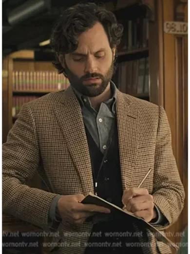 You Joe Goldberg Brown Blazer