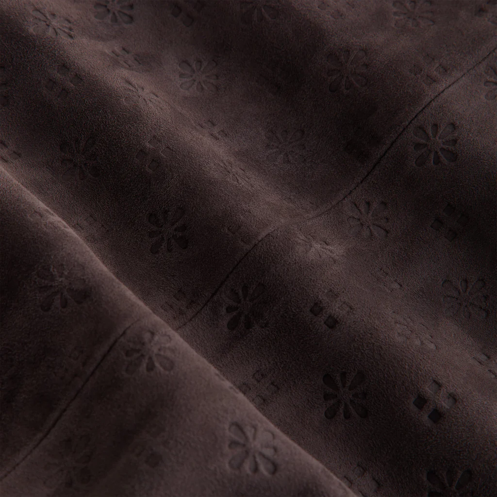 Kith Women Dalton Debossed Suede Bomber