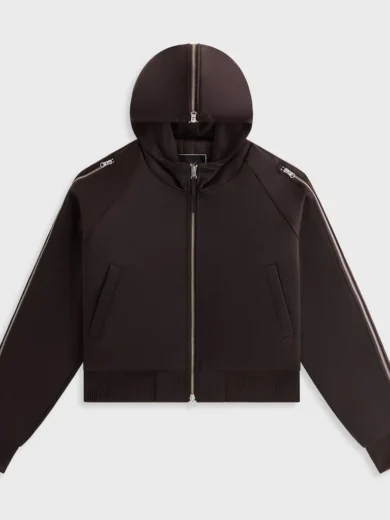 Kith Women Simra Satin Zip Sleeve Bomber