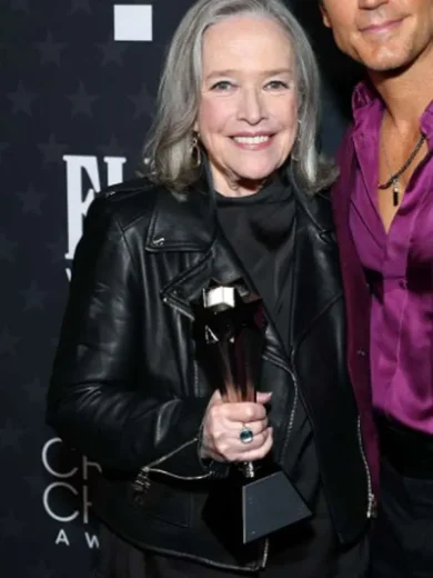Kathy Bates Matlock Black Leather Jacket