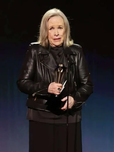 Kathy Bates Matlock Black Leather Jacket