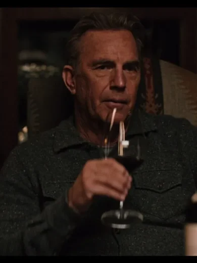 Yellowstone S04 John Dutton Black Cardigan