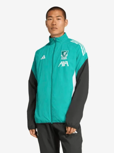 LFC adidas Mens 25/26 European Pre Match Jacket