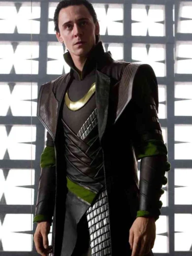 Tom Hiddleston Loki Leather Coat