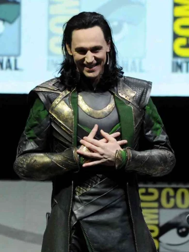 Tom Hiddleston Loki Leather Coat