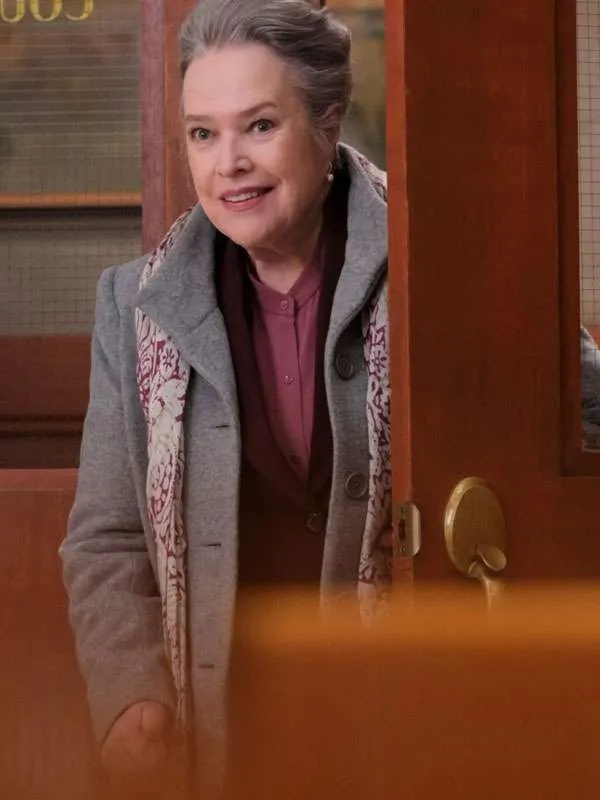 Matlock S02 Madeline Matlock Grey Wool Coat