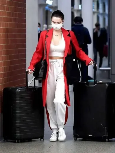 Maya Henry Red Trench Coat