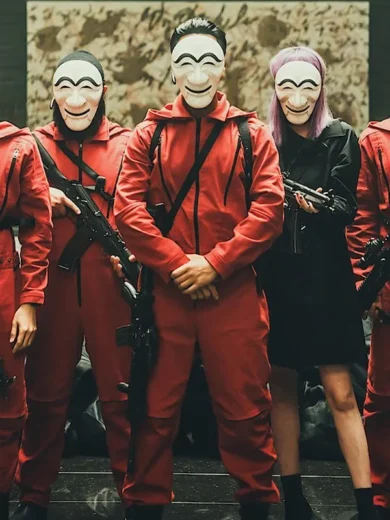 Money Heist Korea 2022 Red Jumpsuit