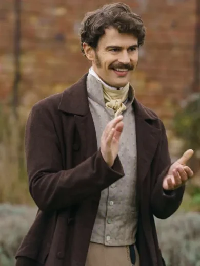 Mr. Malcolm’s List 2022 Theo James Brown Coat