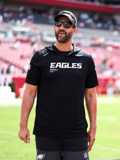 Nick Sirianni Eagles Sideline Performance Hoodie T-Shirt