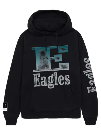 Philadelphia Eagles Aleali May x No Caller ID Black Stacked Hoodie