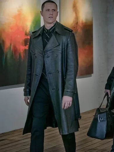 Power Book IV Force Vic Flynn Leather Coat