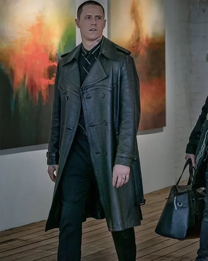Power Book IV Force Vic Flynn Leather Coat